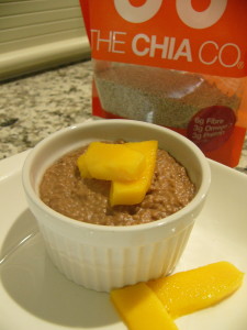 Chia Chocolate Pudding...a delicious silky smooth taste