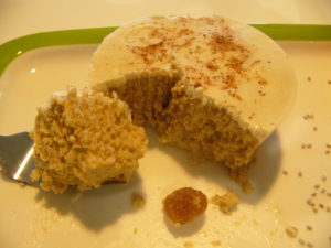 Raw Sweet Potato Chia Pudding with Ginger Nut Cream