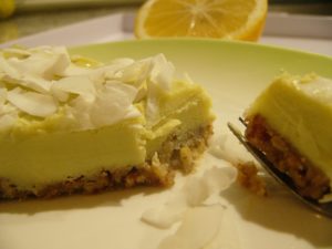 Delicious creamy lemon pie