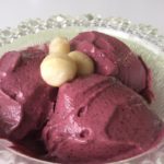 Blueberry Macadamia Nut Ice Cream